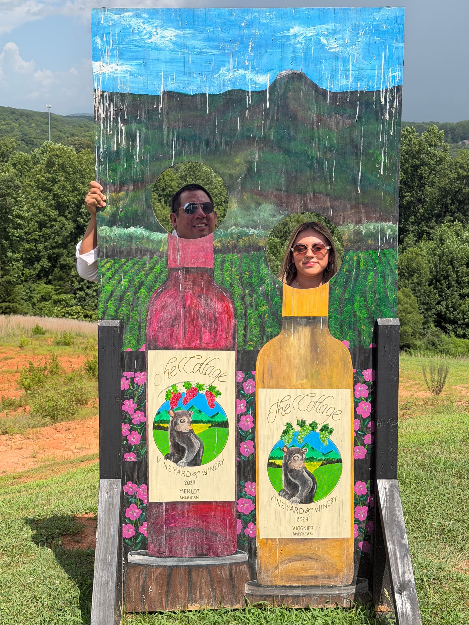 Pena Wine Tours guests and vineyard scenes in North Georgia