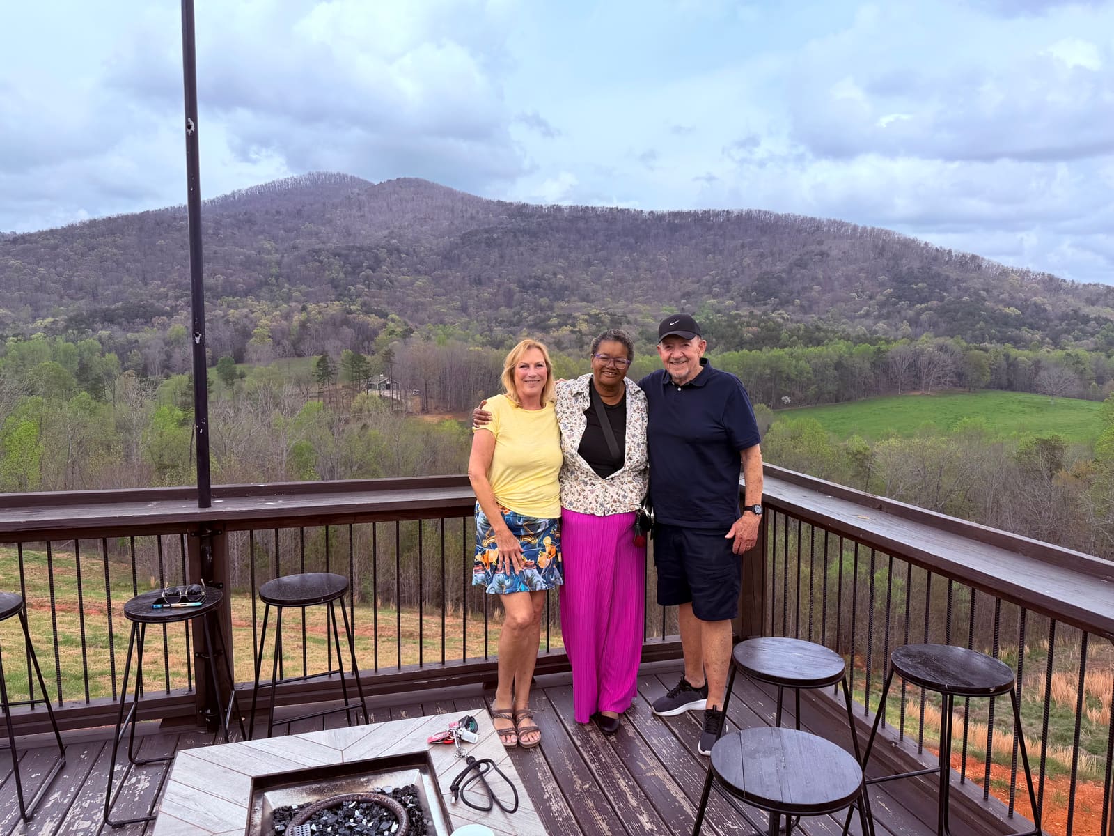 Pena Wine Tours guests and vineyard scenes in North Georgia